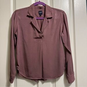 GAP Women's Blouse in Mauve